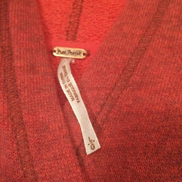 Free People cinched sleeve hoodie - Picture 6 of 7